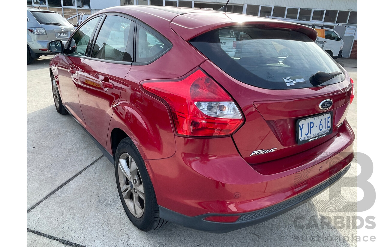 3/2013 Ford Focus Trend LW MK2 5d Hatchback Red 2.0L