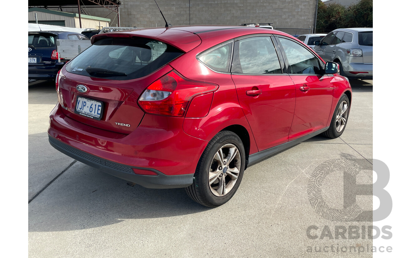 3/2013 Ford Focus Trend LW MK2 5d Hatchback Red 2.0L
