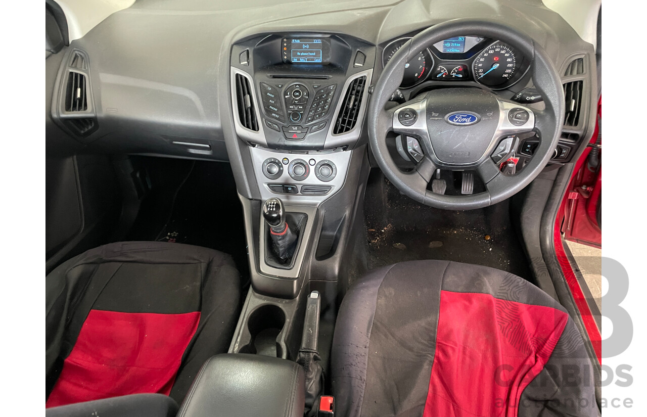 3/2013 Ford Focus Trend LW MK2 5d Hatchback Red 2.0L