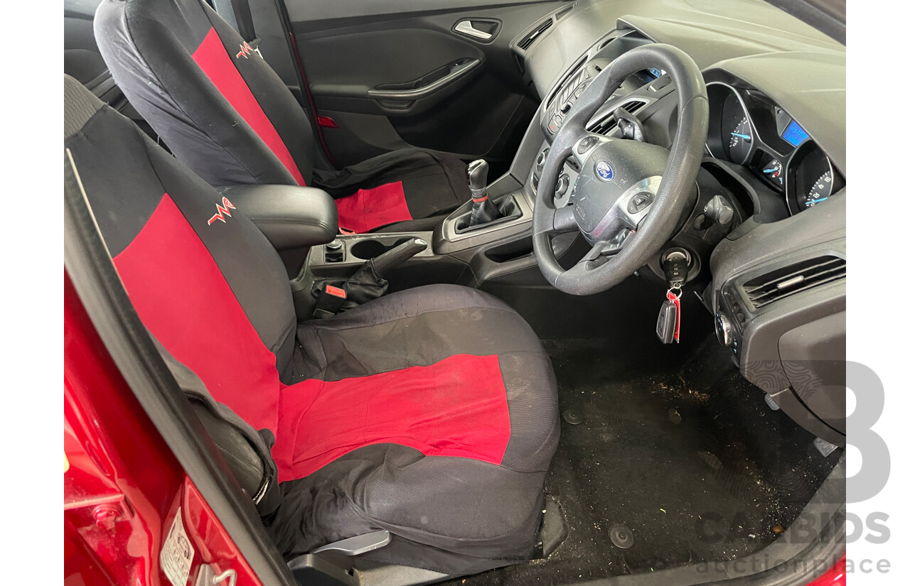 3/2013 Ford Focus Trend LW MK2 5d Hatchback Red 2.0L