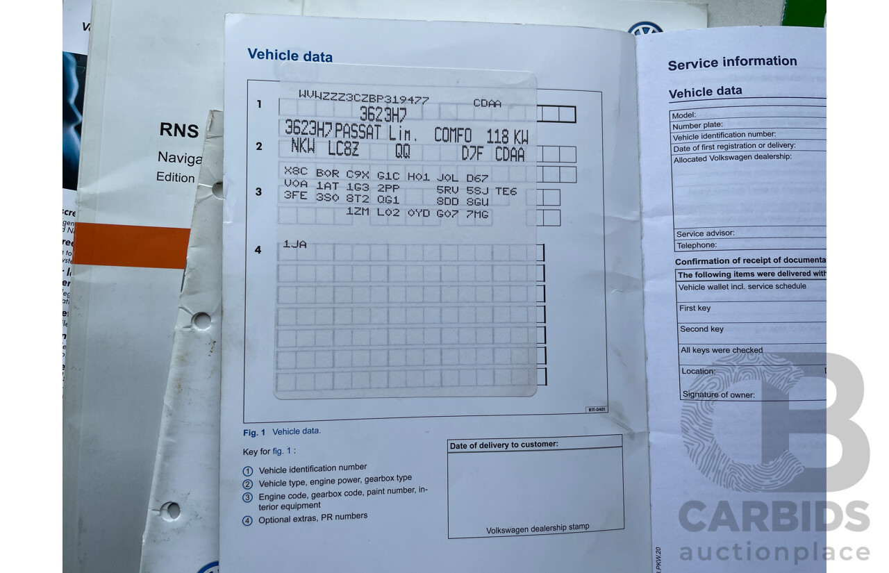 6/2011 Volkswagen Passat 118 TSI 3C MY11 4d Sedan Grey 1.8L