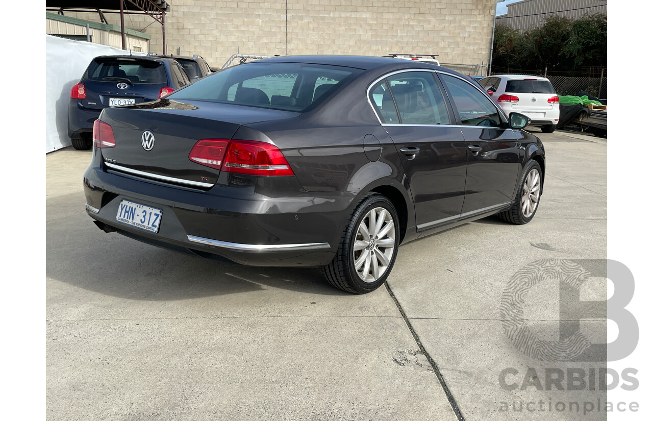 6/2011 Volkswagen Passat 118 TSI 3C MY11 4d Sedan Grey 1.8L