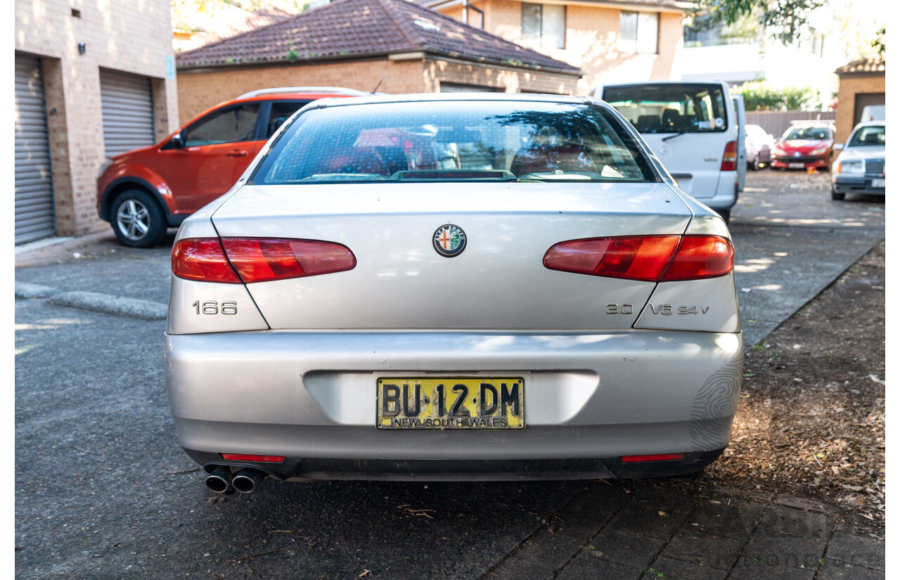 5/2000 Alfa Romeo 166 3.0 V6 24V 4d Sedan Silver 3.0L