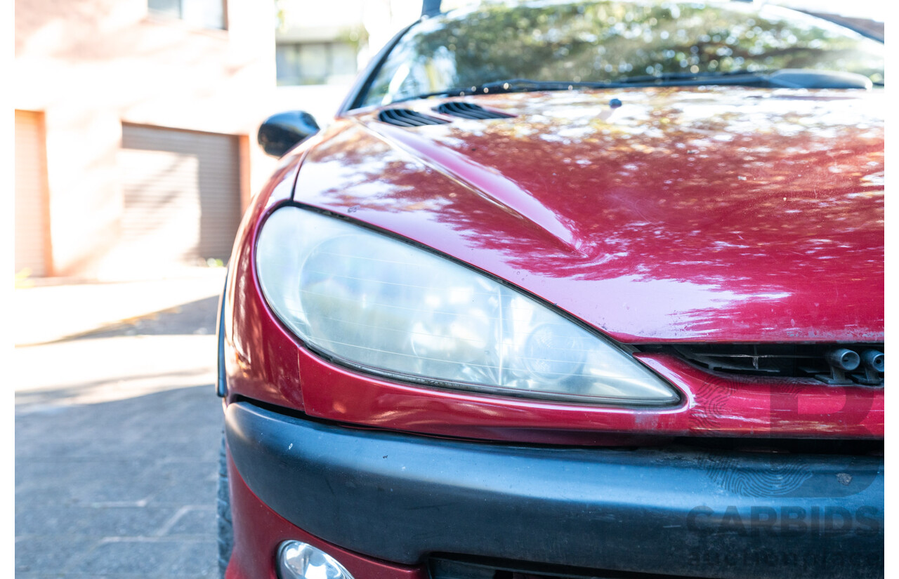 5/2002 Peugeot 206 GTi 3d Hatchback Red 2.0L - Racing setup