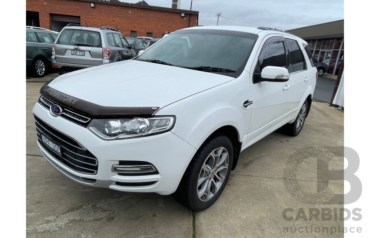 9/2012 Ford Territory Titanium (rwd) SZ 4d Wagon White 2.7L