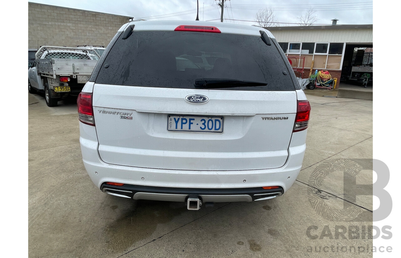 9/2012 Ford Territory Titanium (rwd) SZ 4d Wagon White 2.7L