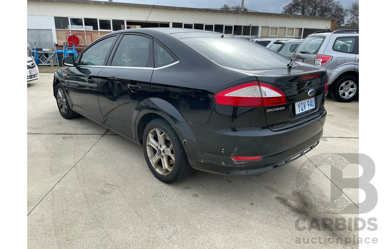 5/2010 Ford Mondeo Zetec MB 5d Hatchback Black 2.3L