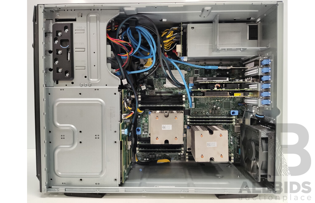 Dell PowerEdge T440 Dual Intel Xeon GOLD (6140) 2.30GHz-3.7GHz 18-Core CPU Tower Server W/ 256GB 2666MHz ECC DDR4