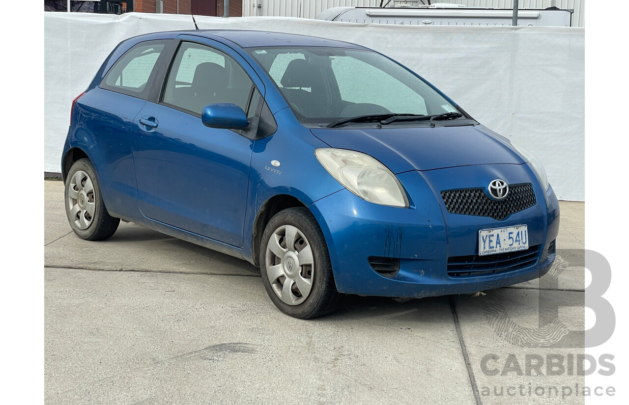 10/2005 Toyota Yaris YRS NCP91R 3d Hatchback Blue 1.5L
