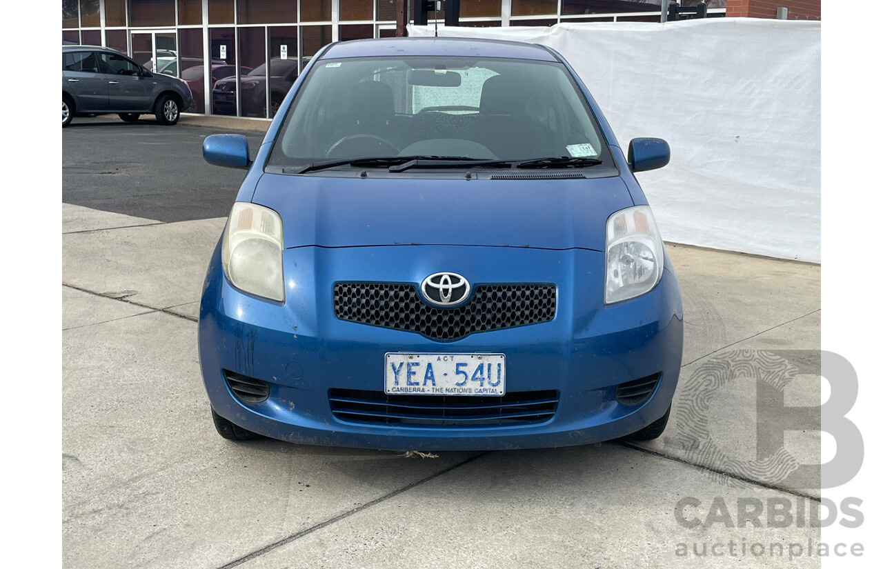 10/2005 Toyota Yaris YRS NCP91R 3d Hatchback Blue 1.5L