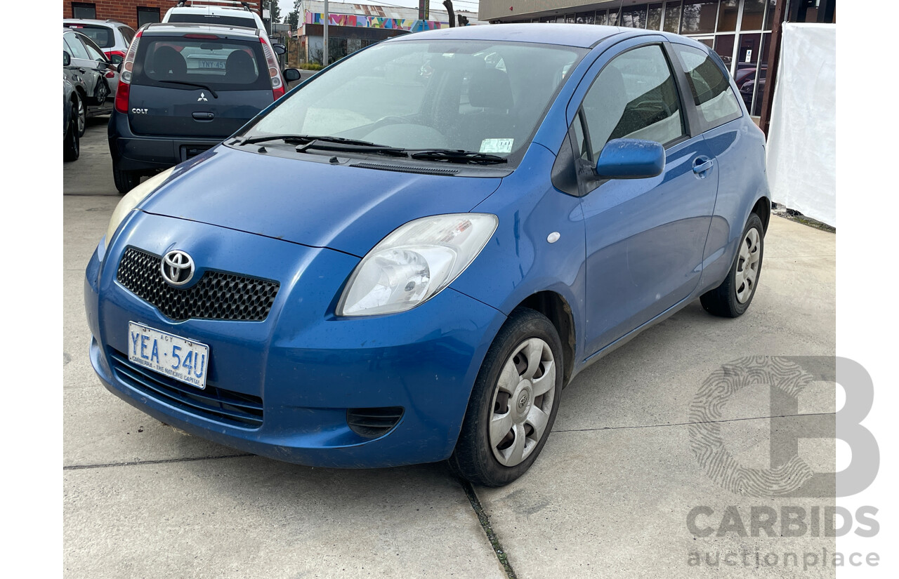 10/2005 Toyota Yaris YRS NCP91R 3d Hatchback Blue 1.5L