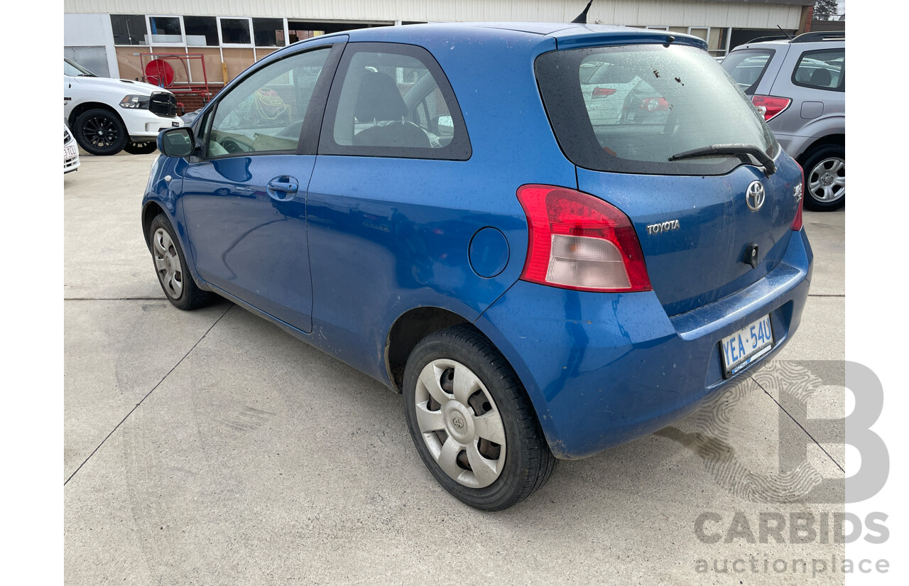 10/2005 Toyota Yaris YRS NCP91R 3d Hatchback Blue 1.5L