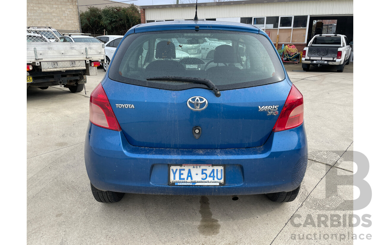 10/2005 Toyota Yaris YRS NCP91R 3d Hatchback Blue 1.5L