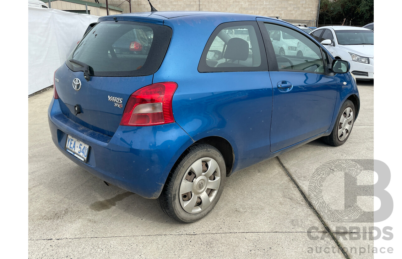 10/2005 Toyota Yaris YRS NCP91R 3d Hatchback Blue 1.5L