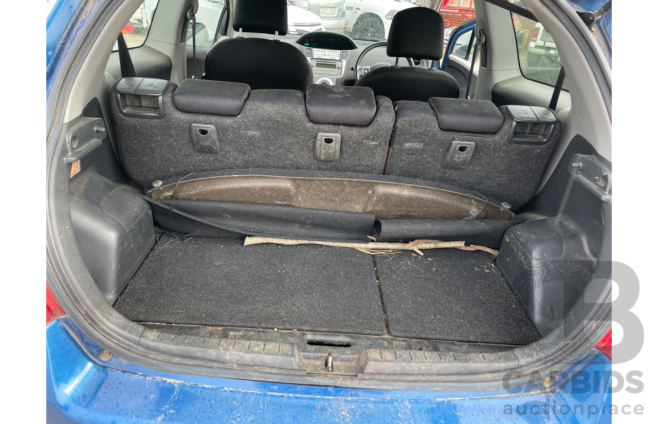 10/2005 Toyota Yaris YRS NCP91R 3d Hatchback Blue 1.5L