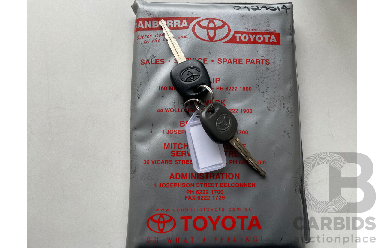 10/2005 Toyota Yaris YRS NCP91R 3d Hatchback Blue 1.5L