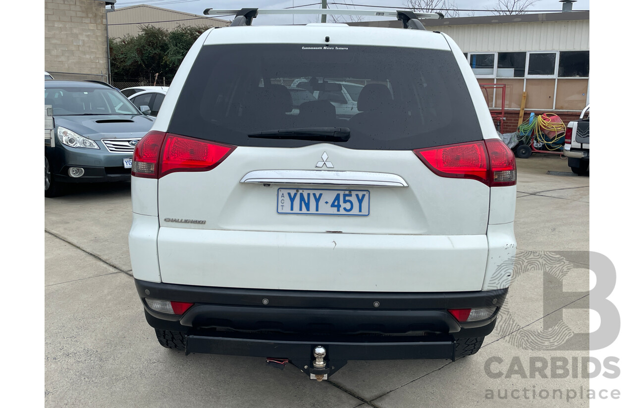 9/2014 Mitsubishi Challenger LS (5 Seat) (4x4) PC MY14 4d Wagon White 2.5L