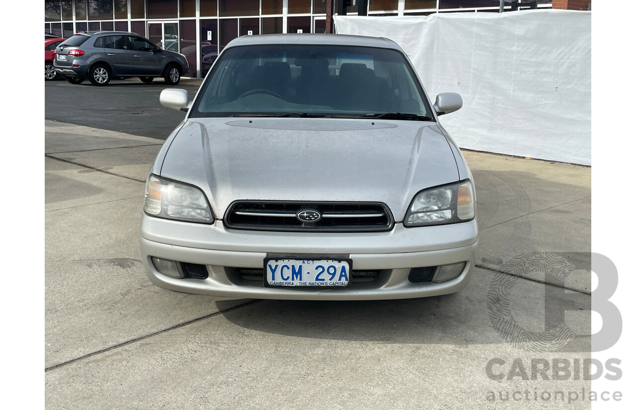 8/1999 Subaru Liberty RX MY00 4d Sedan Silver 2.5L