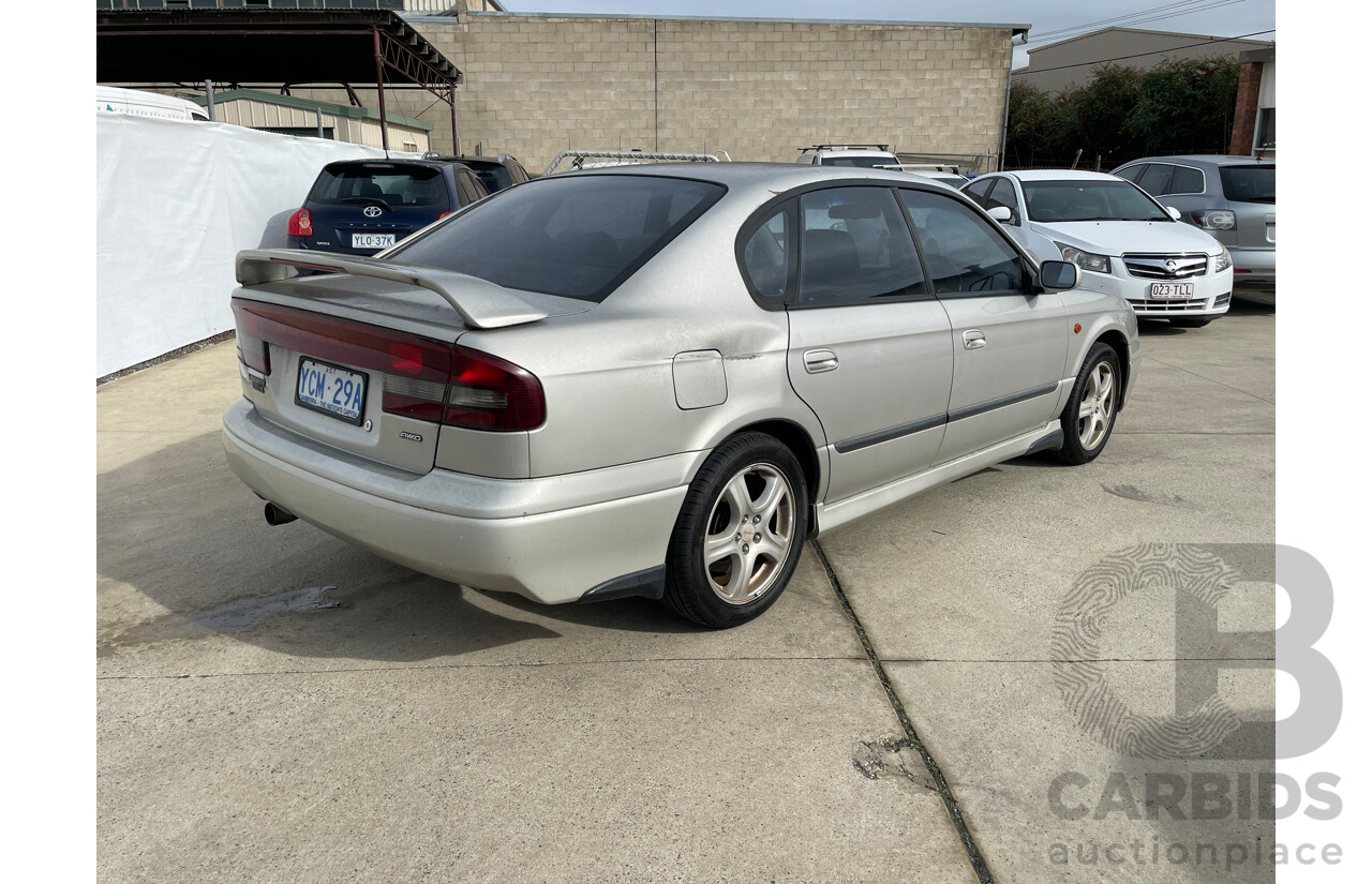 8/1999 Subaru Liberty RX MY00 4d Sedan Silver 2.5L