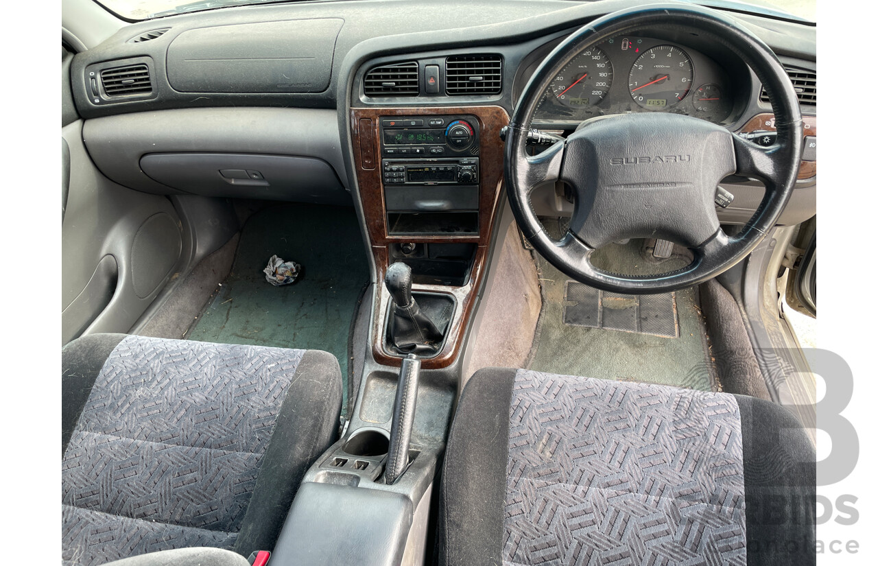 8/1999 Subaru Liberty RX MY00 4d Sedan Silver 2.5L