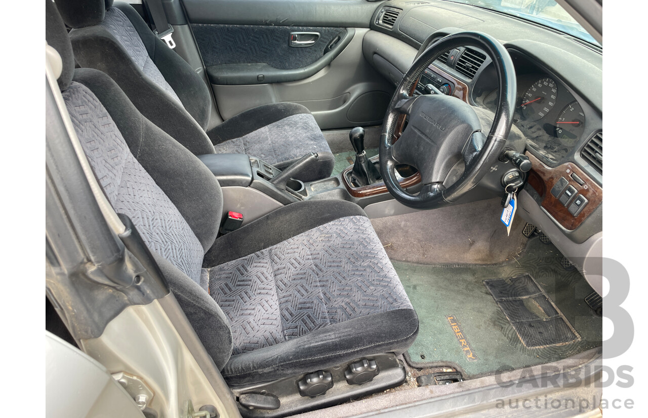 8/1999 Subaru Liberty RX MY00 4d Sedan Silver 2.5L