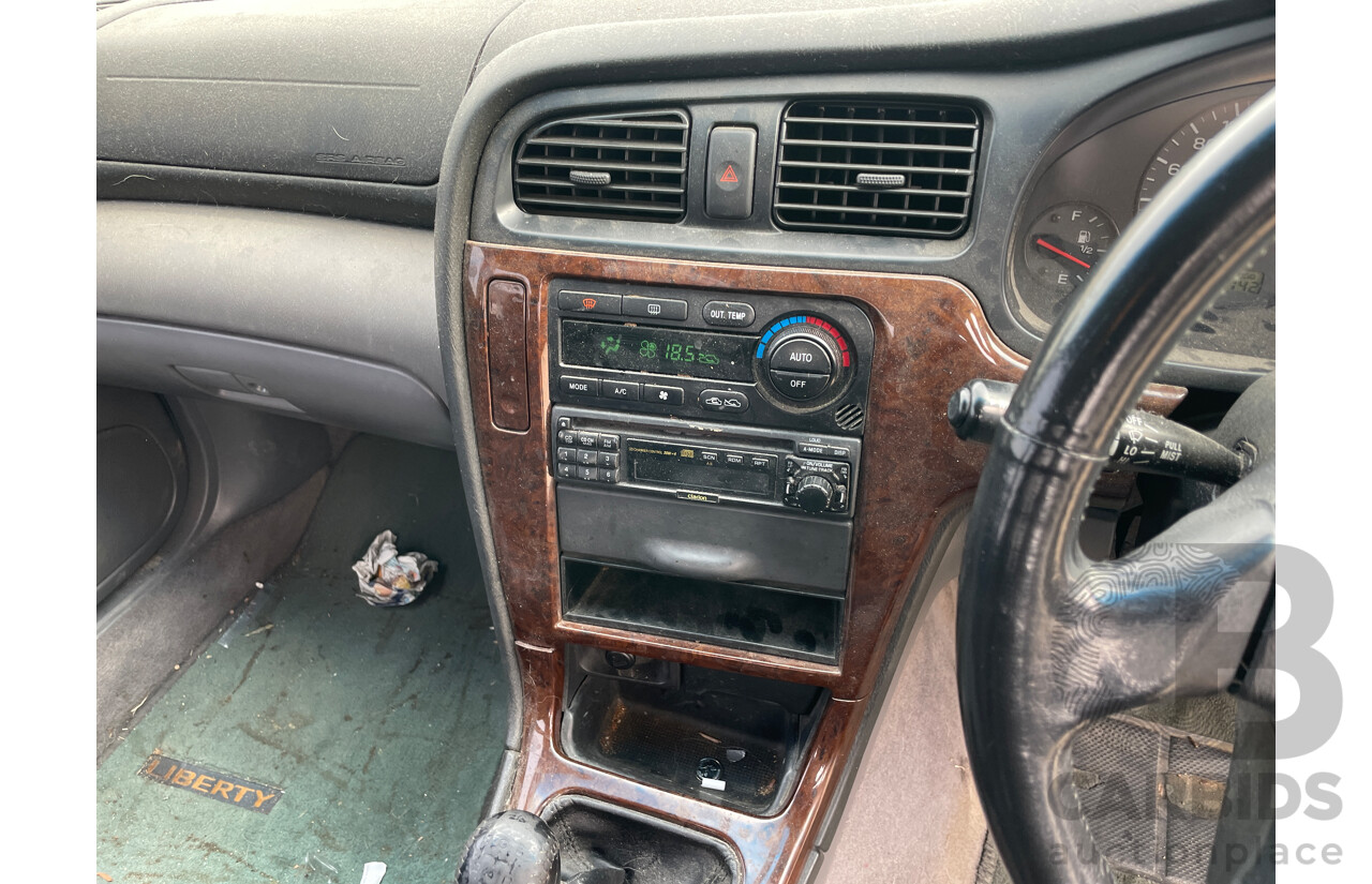 8/1999 Subaru Liberty RX MY00 4d Sedan Silver 2.5L