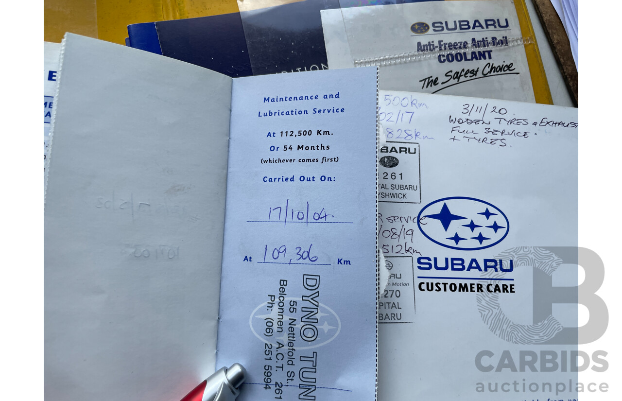 8/1999 Subaru Liberty RX MY00 4d Sedan Silver 2.5L