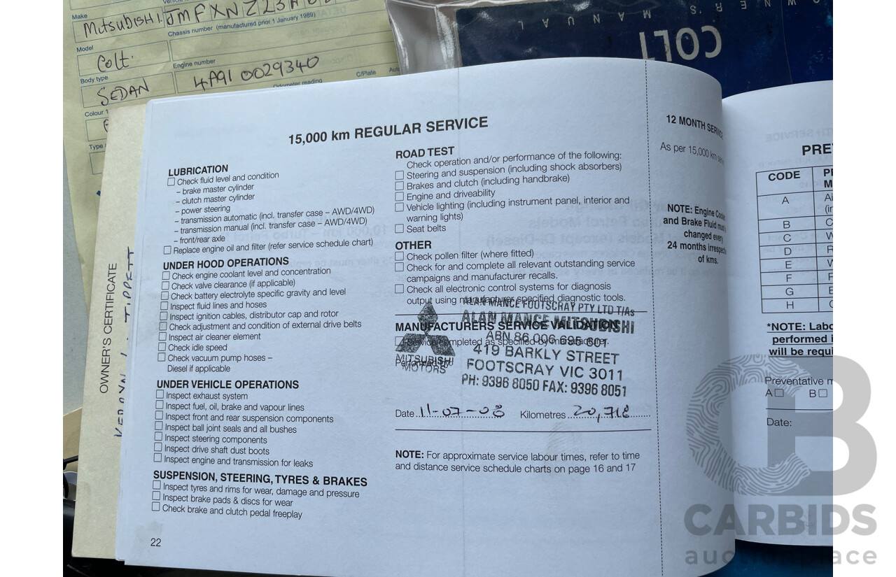 7/2006 Mitsubishi Colt ES RG MY06 UPGRADE 5d Hatchback Grey 1.5L