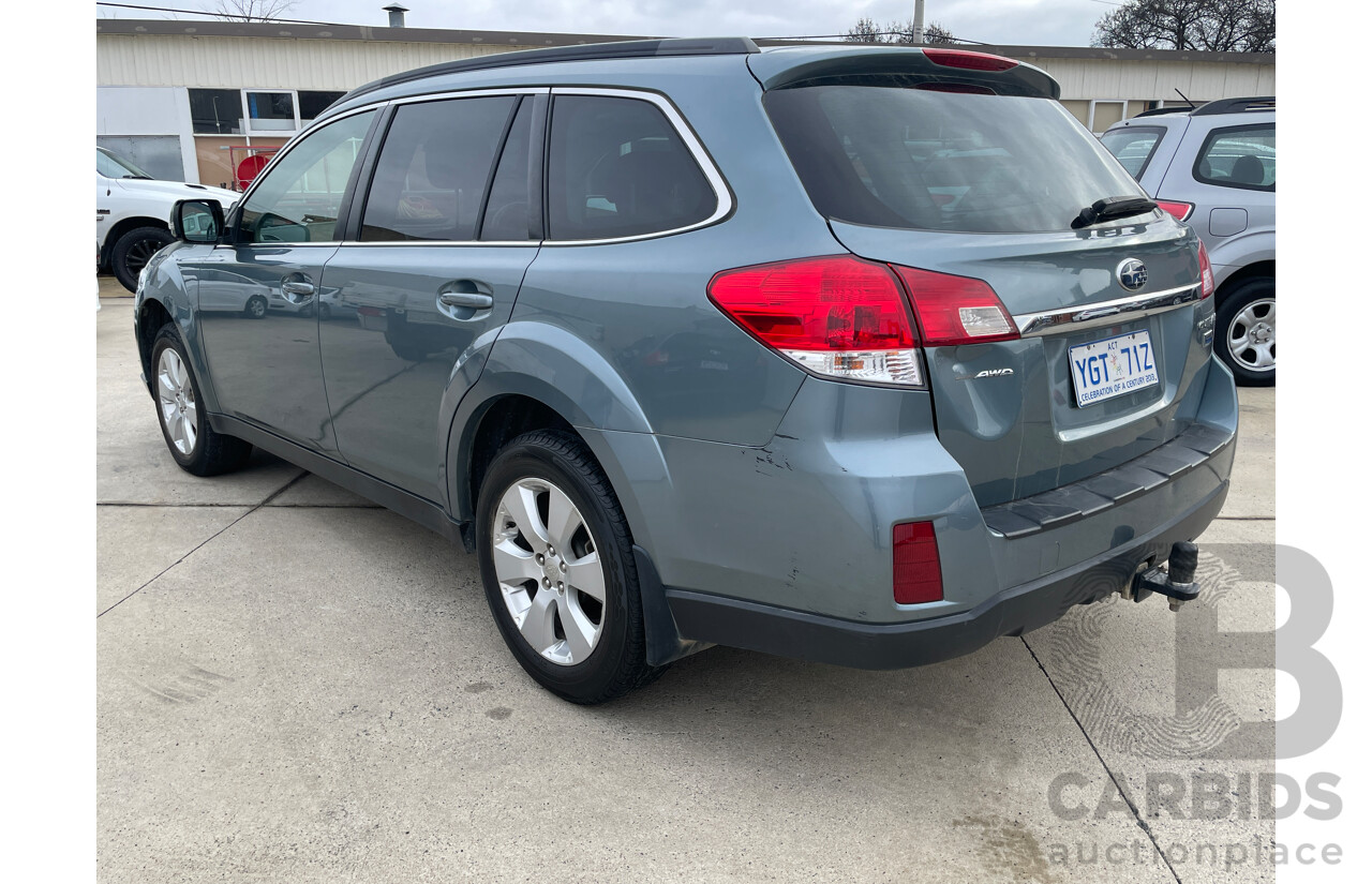 5/2010 Subaru Outback 2.0D Premium MY10 4d Wagon Green 2.0L