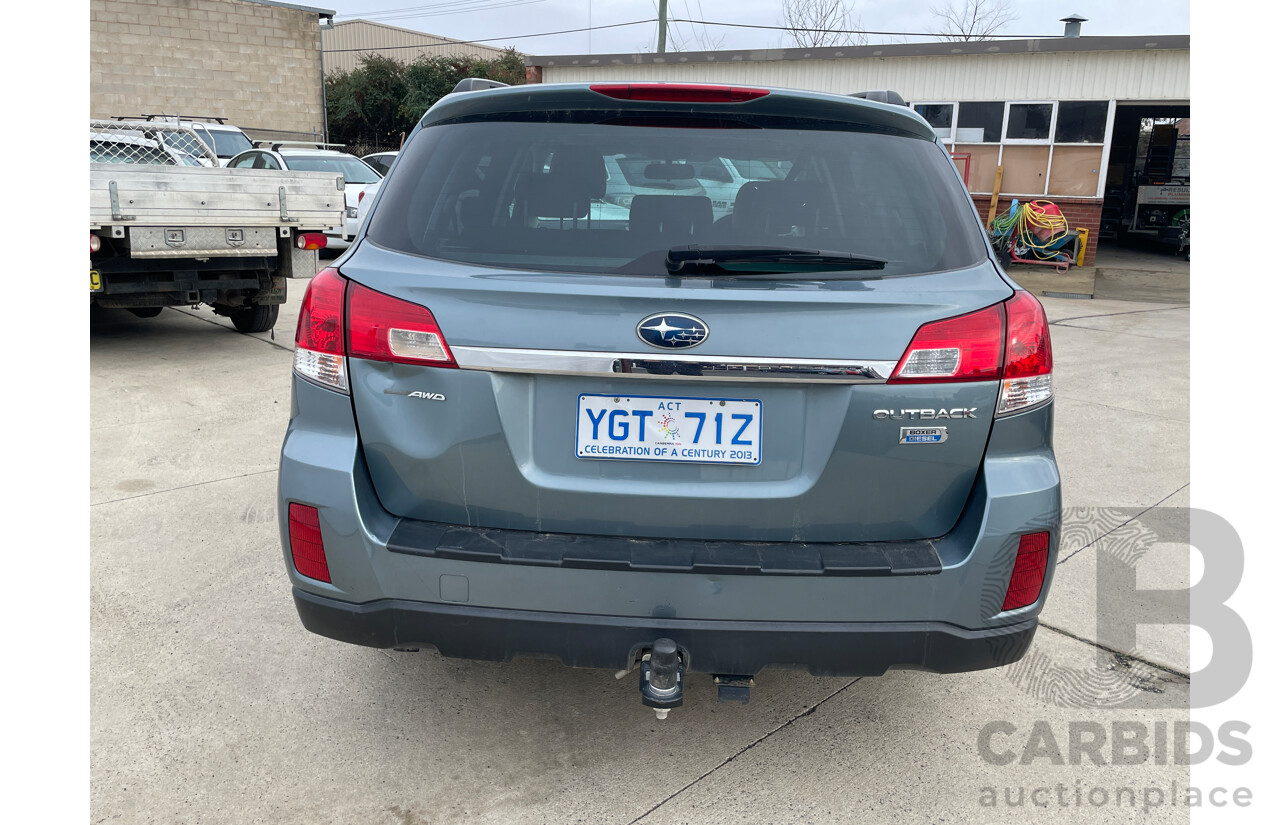 5/2010 Subaru Outback 2.0D Premium MY10 4d Wagon Green 2.0L