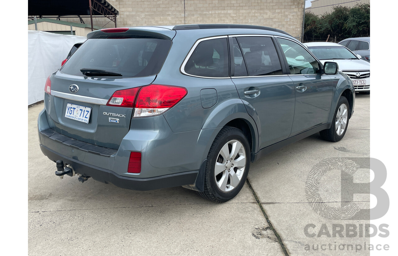 5/2010 Subaru Outback 2.0D Premium MY10 4d Wagon Green 2.0L