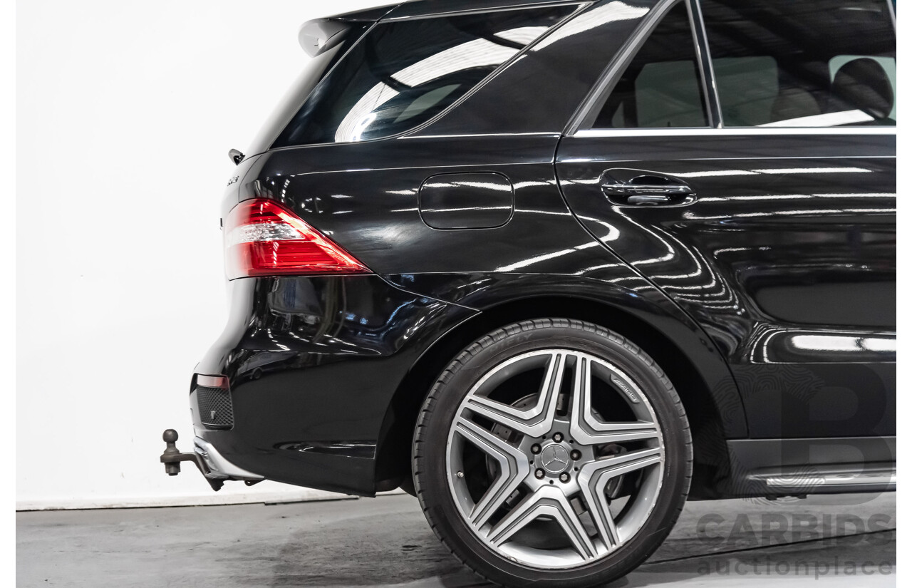 5/2014 Mercedes-Benz ML 63 AMG (4x4) 166 4d Wagon Black 5.5L Twin Turbo V8