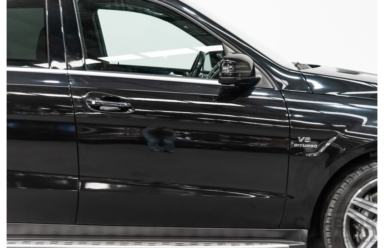 5/2014 Mercedes-Benz ML 63 AMG (4x4) 166 4d Wagon Black 5.5L Twin Turbo V8