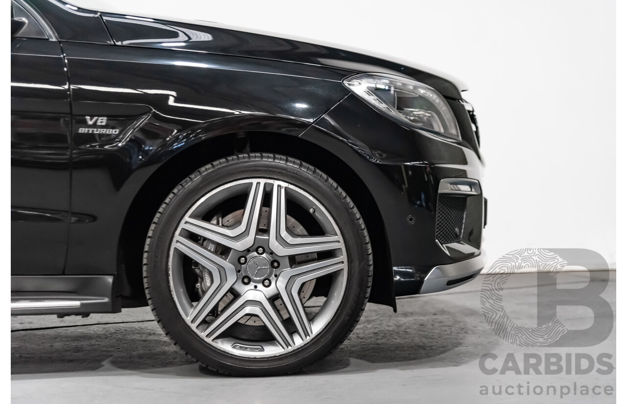 5/2014 Mercedes-Benz ML 63 AMG (4x4) 166 4d Wagon Black 5.5L Twin Turbo V8