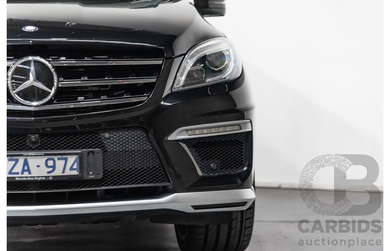 5/2014 Mercedes-Benz ML 63 AMG (4x4) 166 4d Wagon Black 5.5L Twin Turbo V8