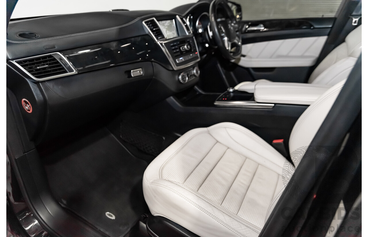 5/2014 Mercedes-Benz ML 63 AMG (4x4) 166 4d Wagon Black 5.5L Twin Turbo V8