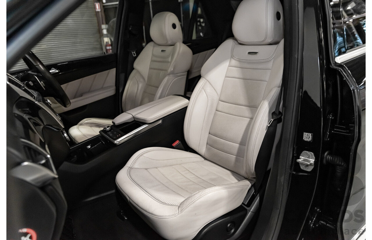 5/2014 Mercedes-Benz ML 63 AMG (4x4) 166 4d Wagon Black 5.5L Twin Turbo V8