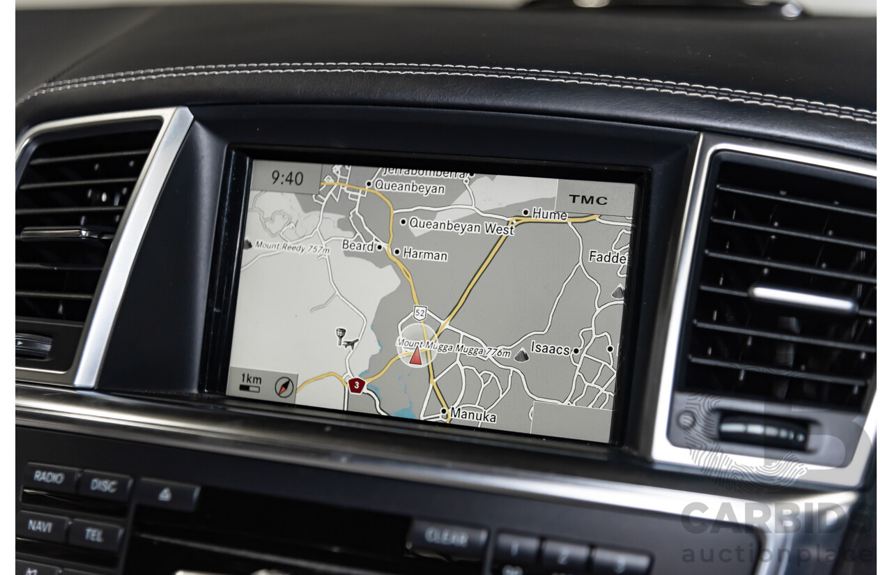 5/2014 Mercedes-Benz ML 63 AMG (4x4) 166 4d Wagon Black 5.5L Twin Turbo V8