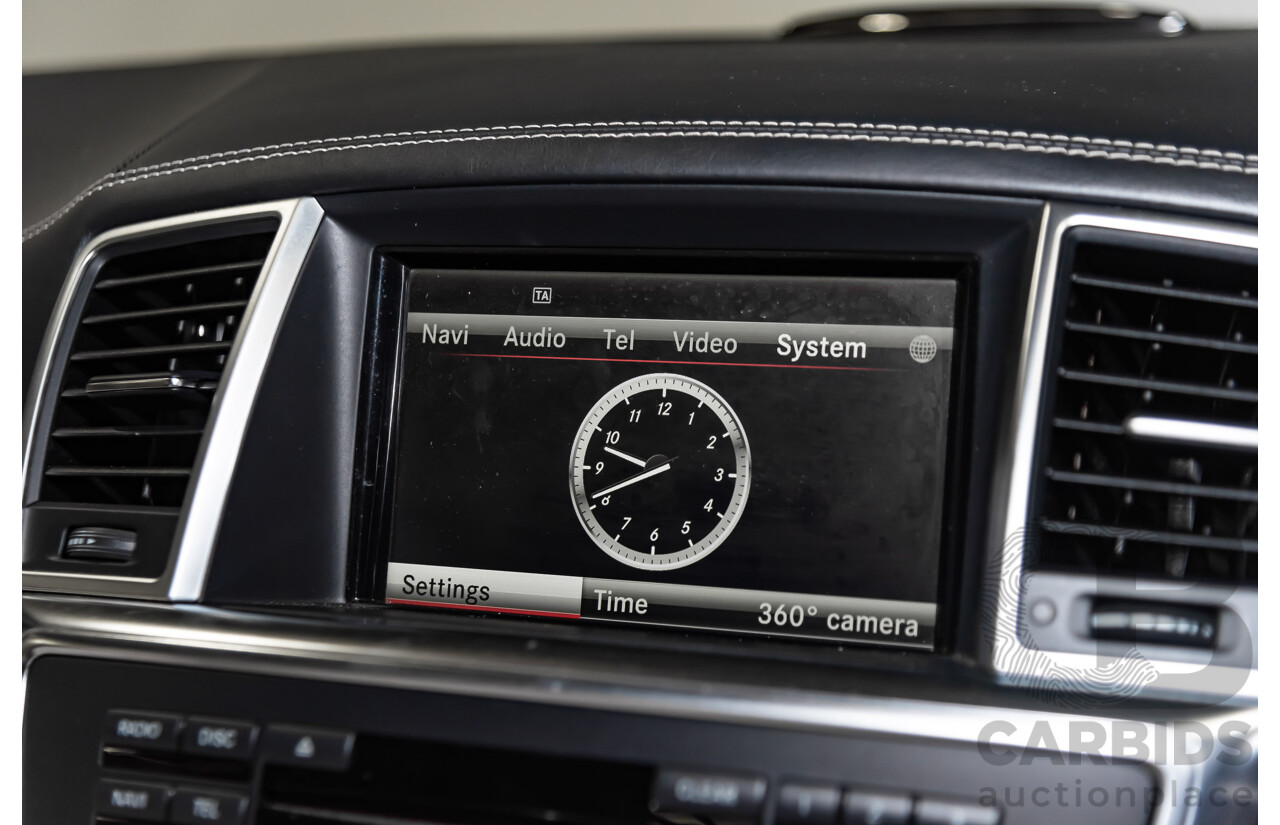 5/2014 Mercedes-Benz ML 63 AMG (4x4) 166 4d Wagon Black 5.5L Twin Turbo V8