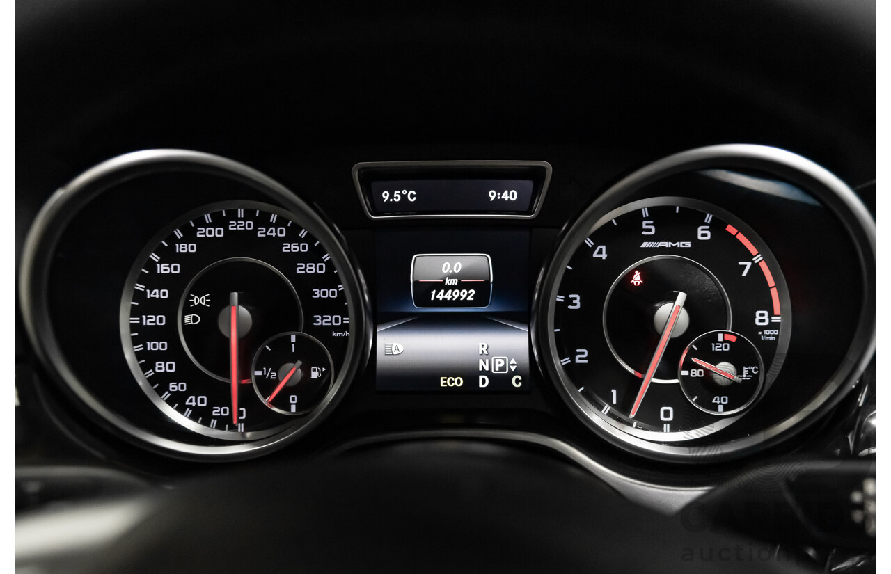 5/2014 Mercedes-Benz ML 63 AMG (4x4) 166 4d Wagon Black 5.5L Twin Turbo V8