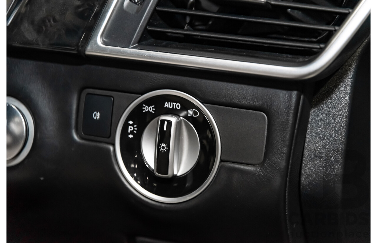 5/2014 Mercedes-Benz ML 63 AMG (4x4) 166 4d Wagon Black 5.5L Twin Turbo V8