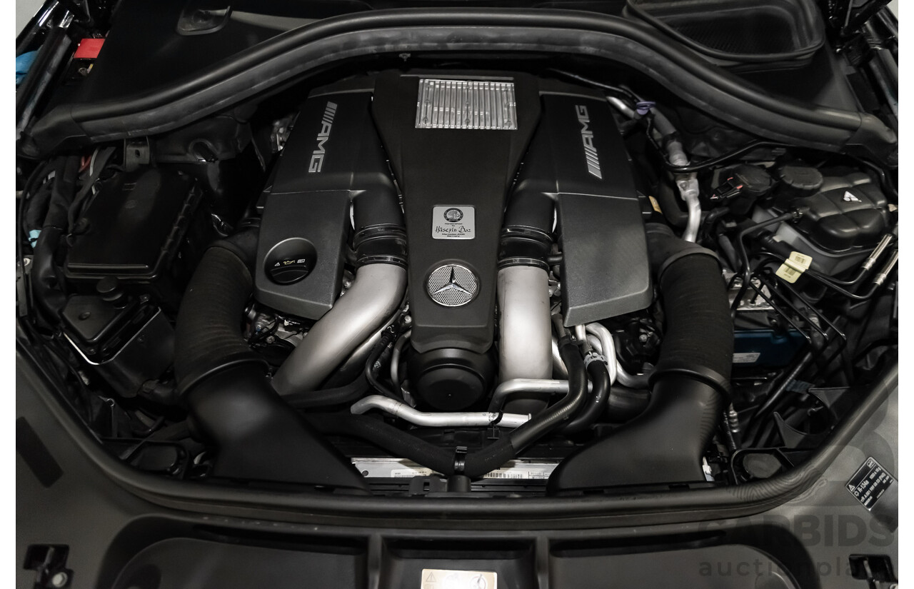 5/2014 Mercedes-Benz ML 63 AMG (4x4) 166 4d Wagon Black 5.5L Twin Turbo V8