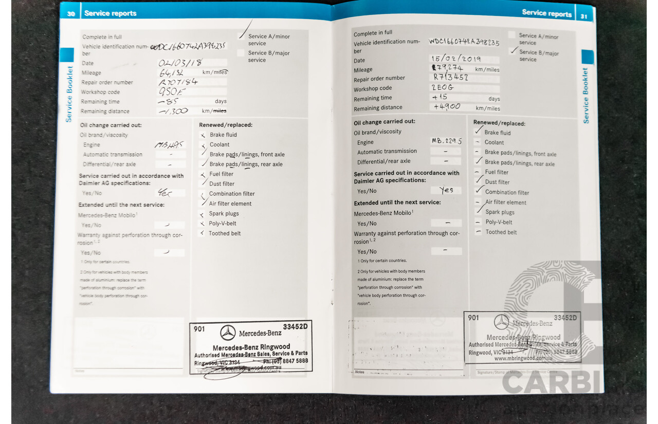 5/2014 Mercedes-Benz ML 63 AMG (4x4) 166 4d Wagon Black 5.5L Twin Turbo V8