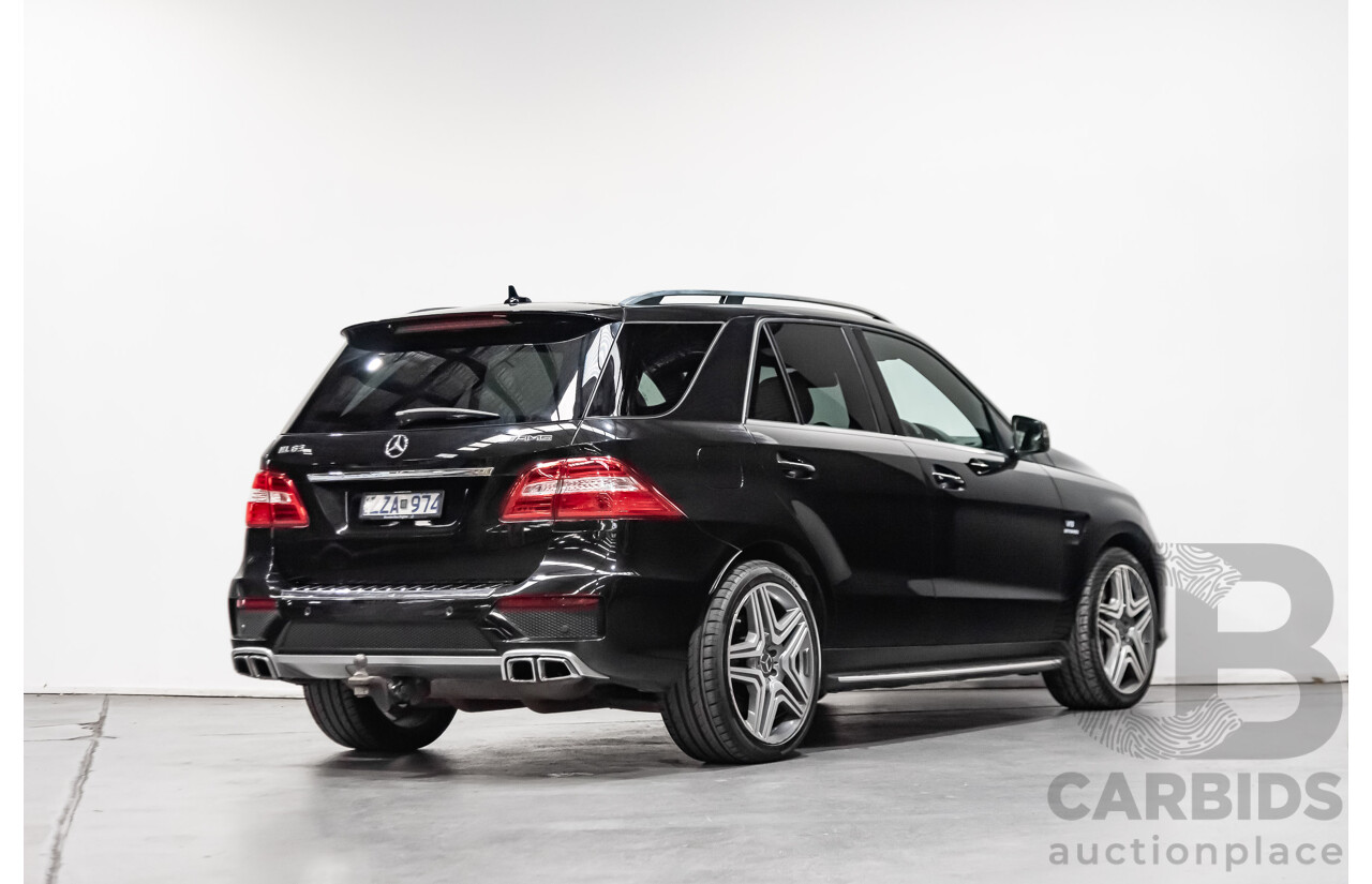 5/2014 Mercedes-Benz ML 63 AMG (4x4) 166 4d Wagon Black 5.5L Twin Turbo V8