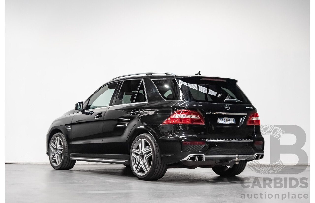 5/2014 Mercedes-Benz ML 63 AMG (4x4) 166 4d Wagon Black 5.5L Twin Turbo V8