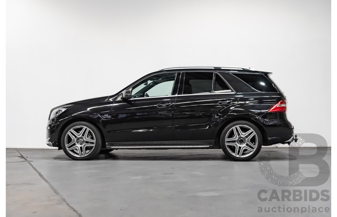 5/2014 Mercedes-Benz ML 63 AMG (4x4) 166 4d Wagon Black 5.5L Twin Turbo V8