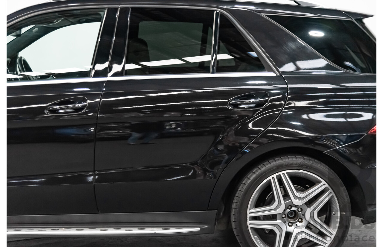 5/2014 Mercedes-Benz ML 63 AMG (4x4) 166 4d Wagon Black 5.5L Twin Turbo V8