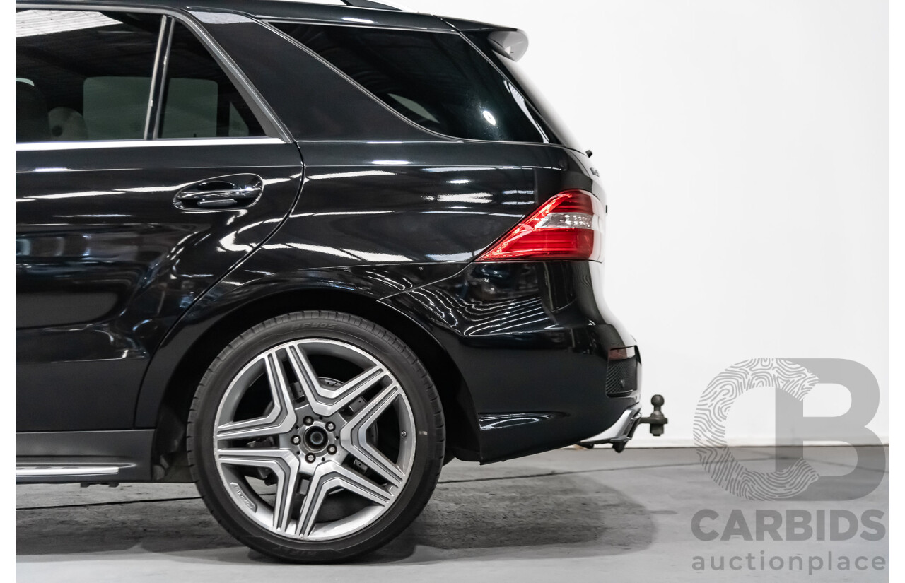 5/2014 Mercedes-Benz ML 63 AMG (4x4) 166 4d Wagon Black 5.5L Twin Turbo V8