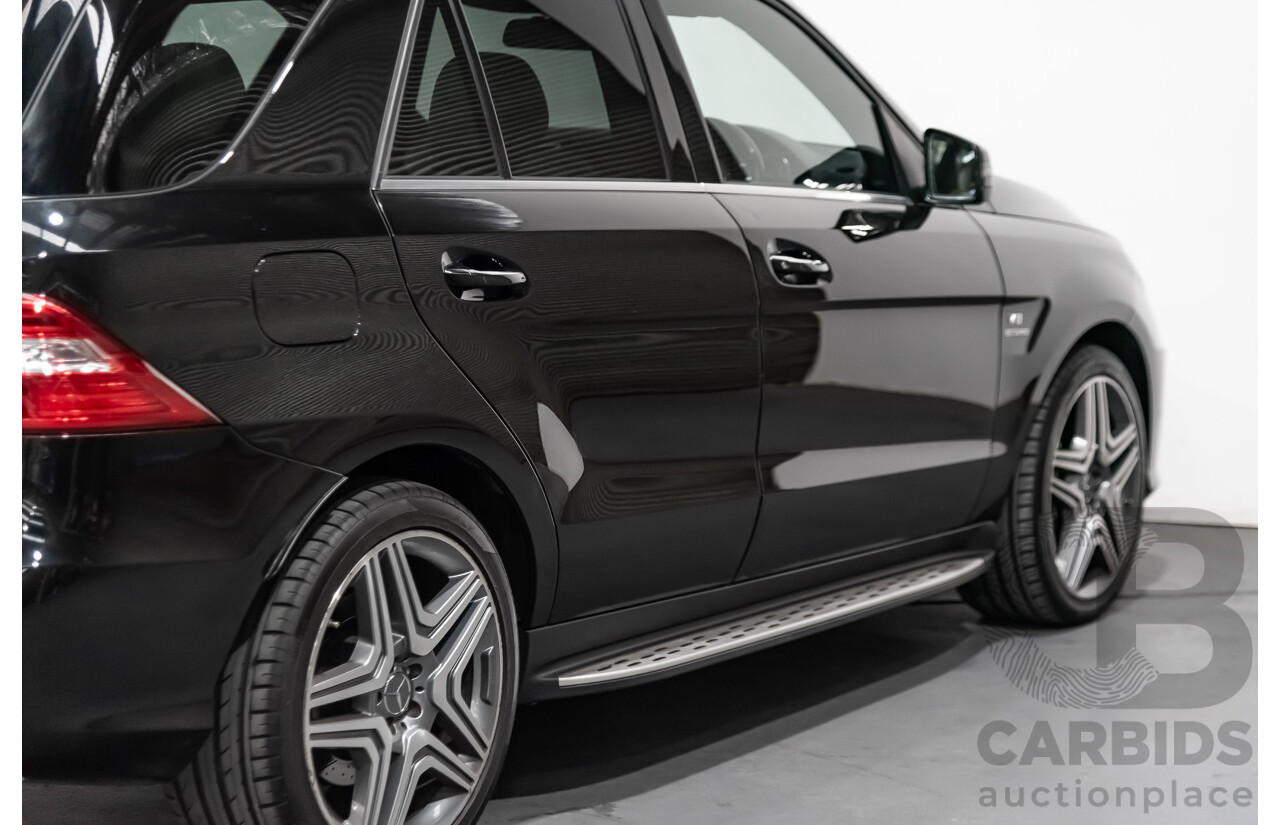 5/2014 Mercedes-Benz ML 63 AMG (4x4) 166 4d Wagon Black 5.5L Twin Turbo V8