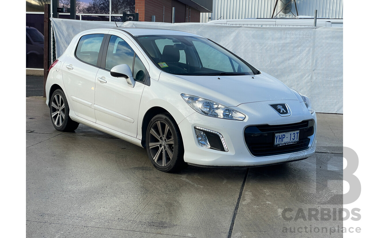 11/2011 Peugeot 308 XSE Turbo  5d Hatchback White 1.6L